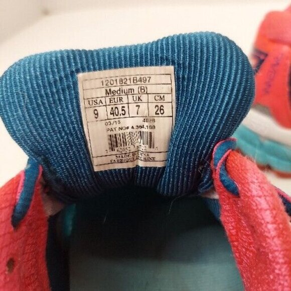 Brooks Womens Ravenna 6 1201821B497 Blue Coral Running Shoes Lace Up Size 9 - Picture 2 of 11